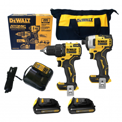 Kit De Taladro De Impacto Compacto Dewalt Dck278c2